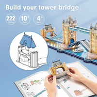 CUBICFUN Svietiace 3D puzzle Tower Bridge 222 dielikov