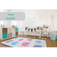 Detský koberec Soft - SLONI