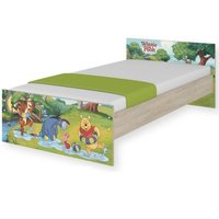 Detská posteľ MAX Disney - MACKO PÚ II 160x80 cm - bez šuplíku