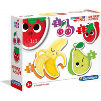 CLEMENTONI Moje prvé puzzle Ovocie 4v1 (2,3,4,5 dielikov)