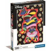 CLEMENTONI Puzzle Alenka v ríši divov: Mačka Škľuba 500 dielikov