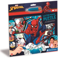 CLEMENTONI Puzzle s maľovaním vodou Water Magic: Spiderman 30 dielikov