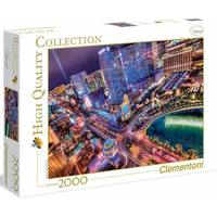 CLEMENTONI Puzzle Las Vegas 2000 dielikov
