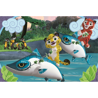 CLEMENTONI Puzzle Leo a Tig na vode MAXI 24 dielikov