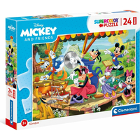 CLEMENTONI Puzzle Mickey Mouse a priatelia MAXI 24 dielikov