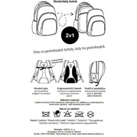 EXPLORE Školský batoh 2v1 VIKI Colors