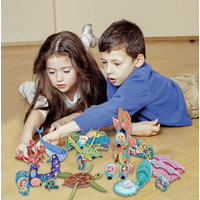 EDUCA 3D puzzle Kráľovstvo morských víl 63 dielikov