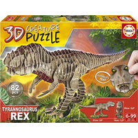 EDUCA 3D puzzle T-Rex 82 dielikov
