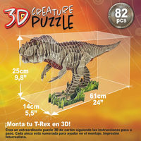 EDUCA 3D puzzle T-Rex 82 dielikov