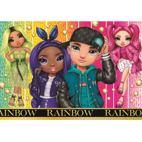 CLEMENTONI Brilliant puzzle Rainbow High: Jade, Kryštál, River a Stella 104 dielikov