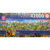 EDUCA Puzzle Okolo sveta 42000 dielikov