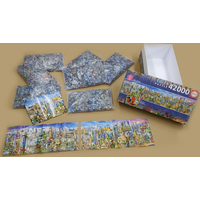 EDUCA Puzzle Okolo sveta 42000 dielikov