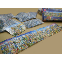 EDUCA Puzzle Okolo sveta 42000 dielikov