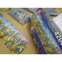 EDUCA Puzzle Okolo sveta 42000 dielikov