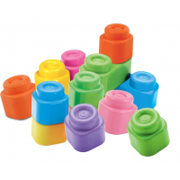 CLEMENTONI SOFT CLEMMY Sada 12 mäkkých kociek