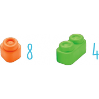 CLEMENTONI SOFT CLEMMY Sada 12 mäkkých kociek