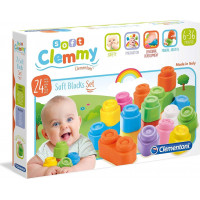 CLEMENTONI SOFT CLEMMY Sada 24 mäkkých kociek