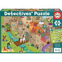 EDUCA Detektívne puzzle Hrad 50 dielikov