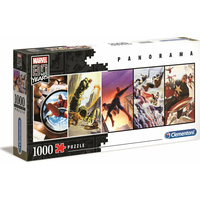 CLEMENTONI Panoramatické puzzle 80 rokov Marvelu 1000 dielikov