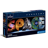 CLEMENTONI Panoramatické puzzle Space: NASA 1000 dielikov