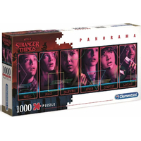 CLEMENTONI Panoramatické puzzle Netflix: Stranger Things 1000 dielikov