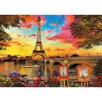 EDUCA Puzzle Západ slnka v Paríži 3000 dielikov