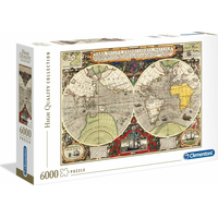 CLEMENTONI Puzzle Antická námorná mapa 6000 dielikov