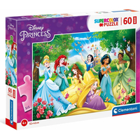 CLEMENTONI Puzzle Disney princeznej MAXI 60 dielikov