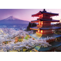 EDUCA Puzzle Hora Fudži, Japonsko 2000 dielikov