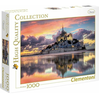 CLEMENTONI Puzzle Magický Mont Saint-Michel, Francúzsko 1000 dielikov