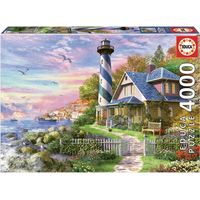 EDUCA Puzzle Maják v zátoke Rock Bay 4000 dielikov