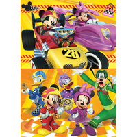 EDUCA Puzzle Mickey a pretekári 2x48 dielikov