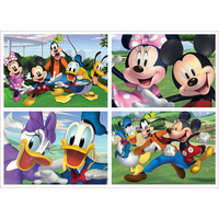 EDUCA Puzzle Mickey Mouse a priatelia 4v1 (20,40,60,80 dielikov)