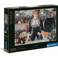 CLEMENTONI Puzzle Museum Collection: Bar vo Folies-Bergère 1000 dielikov