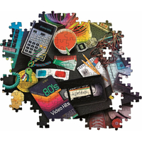 CLEMENTONI Puzzle Nostalgia 80.rokov 1000 dielikov