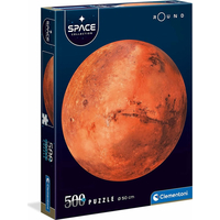CLEMENTONI Okrúhle puzzle Space: Mars 500 dielikov