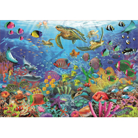 EDUCA Puzzle Korytnačky v tropickej fantázii 1000 dielikov