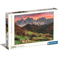 CLEMENTONI Puzzle Údolie Val di Funes 2000 dielikov