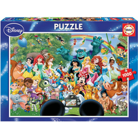 EDUCA Puzzle Úžasný svet Disney II 1000 dielikov