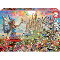 EDUCA Puzzle Víla a motýle 500 dielikov