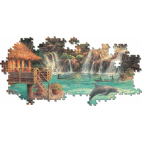 CLEMENTONI Puzzle Život na ostrove 2000 dielikov