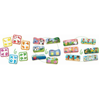 EDUCA Baby puzzle set Farby, postupnosť a protiklady 3v1