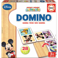 EDUCA Drevené domino Mickey a Minnie