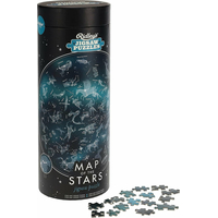 RIDLEY&#39;S GAMES Okrúhle puzzle Mapa hviezdnej oblohy 1000 dielikov