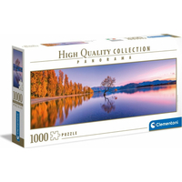 CLEMENTONI Panoramatické puzzle Vŕba na jazere Wanaka 1000 dielikov