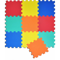 SUN TA TOYS Penové puzzle farebné S4 (30x30)