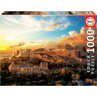 EDUCA Puzzle Atény: Akropolis 1000 dielikov
