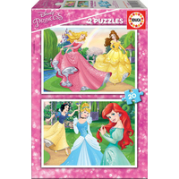 EDUCA Puzzle Disney princeznej 2x20 dielikov