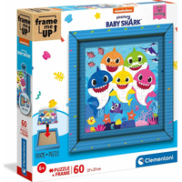CLEMENTONI Puzzle Frame Me Up Baby Shark 60 dielikov