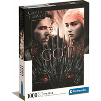 CLEMENTONI Puzzle Hra o tróny: Jon a Daenerys 1000 dielikov